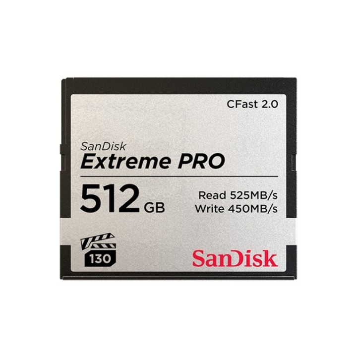 SanDisk Extreme PRO - Scheda di memoria flash - 512 GB - CFast 2.0