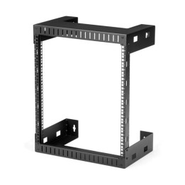 Startech 12U 19" Rack di rete per montaggio a parete a 2 staffe - Rack a muro profondo 12"/30cm a telaio aperto. Rack per dati/