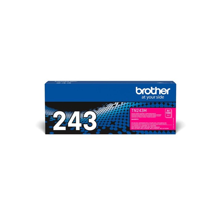 Brother TN243M - Magenta - originale - cartuccia toner - per Brother DCP-L3510CDW, DCP-L3517CDW, DCP-L3550CDW, DCP-L3550DW, MFC