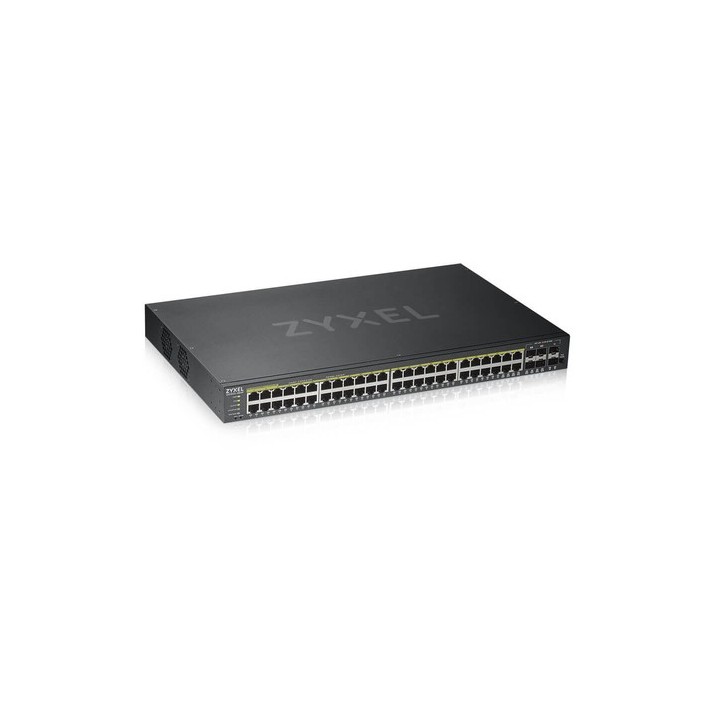 Zyxel GS1920-48HPv2 - Switch - intelligente - 48 x 10/100/1000 (PoE+) + 4 x combo Gigabit SFP + 2 x Gigabit SFP - montabile su 