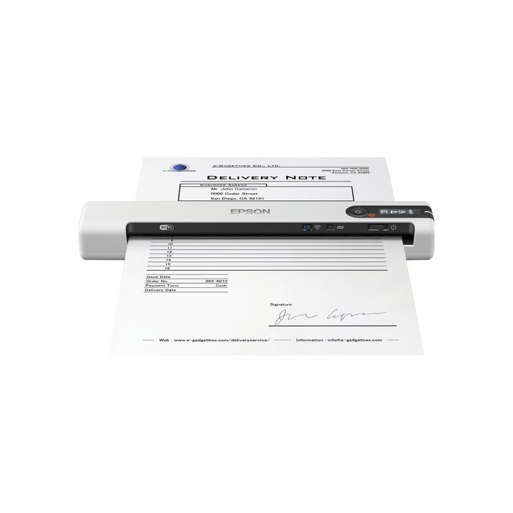 Epson WorkForce DS-80W - Scanner documenti - Sensore di immagine a contatto (CIS) - A4 - 600 dpi x 600 dpi - fino a 15 ppm (mon