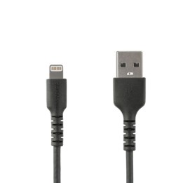 StarTech.com Cavo da USB-A a Lightning da 1 m nero - Robusto e resistente cavo in fibra aramidica da USB tipo A - Certificato A