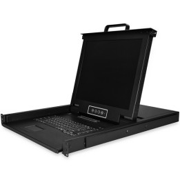 StarTech.com Console KVM a 16 porte VGA montabile a rack con cavi da 1,8m 1U - Switch KVM integrato con monitor LCD 17" /USB (R