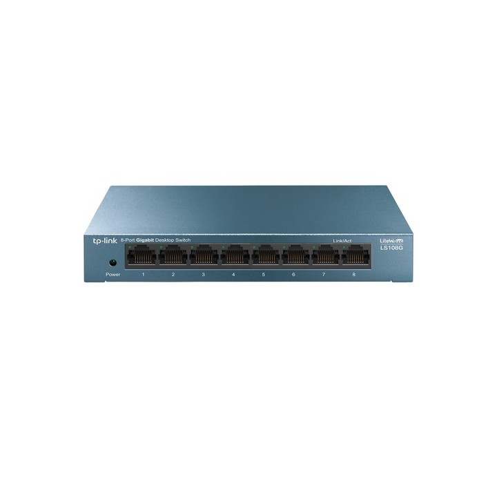 TP-Link LiteWave LS108G - Switch - unmanaged - 8 x 10/100/1000 - desktop - AC 220 V