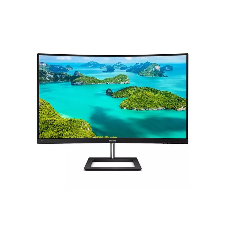 Philips E-line 328E1CA - Monitor a LED - curvato - 32" (31.5" visualizzabile) - 3840 x 2160 4K @ 60 Hz - VA - 250 cd/m² - 2500: