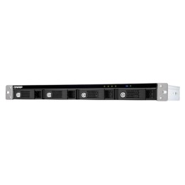 QNAP TR-004U - Array unità disco rigido - 4 alloggiamenti (SATA-300) - USB 3.1 Gen 1 (esterna) - montabile in rack - 1U