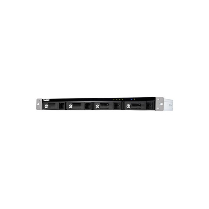 QNAP TR-004U - Array unità disco rigido - 4 alloggiamenti (SATA-300) - USB 3.1 Gen 1 (esterna) - montabile in rack - 1U