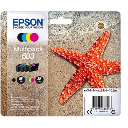 Epson 603 Multipack - Confezione da 4 - nero, giallo, ciano, magenta - originale - blister - cartuccia d'inchiostro - per Expre