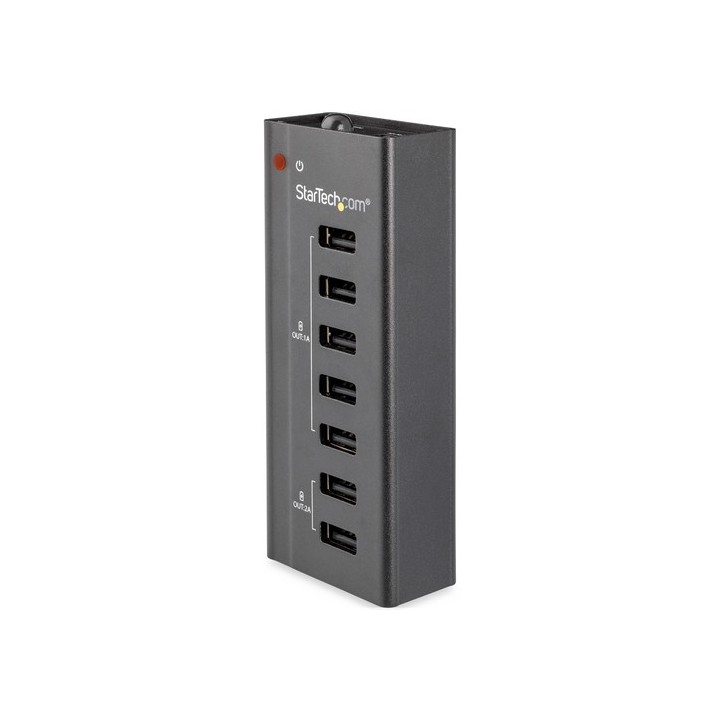 StarTech.com Stazione Ricarica a 7 porte USB con 5x Porte 1A e 2x Porte 2A - Hub per dispositivi multipli (ST7C51224EU) - Ciaba