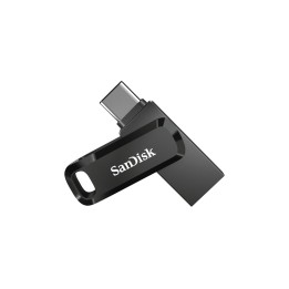 SanDisk Ultra Dual Drive Go - Chiavetta USB - 256 GB - USB 3.2 Gen 1 / USB-C - nero