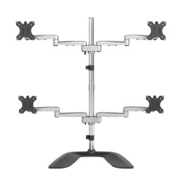StarTech.com Supporto per Quattro Monitor - Braccio Articolato - Acciaio e Alluminio - Supporto per 4 Monitor con Altezza Regol