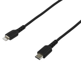 StarTech.com Cavo da USB-C a Lightning da 2m nero - Cavo in fibra aramidica da USB tipo C - Certificato Apple MFi (RUSBCLTMM2MB