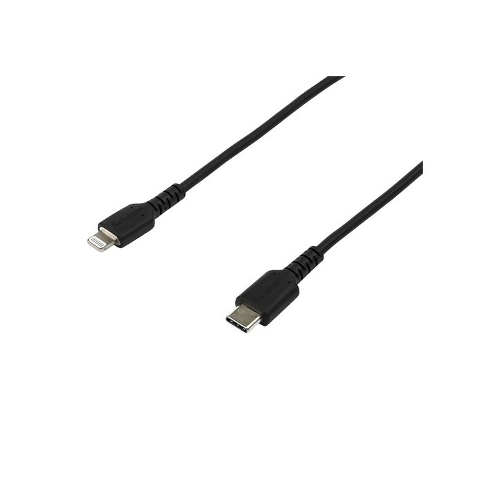 StarTech.com Cavo da USB-C a Lightning da 2m nero - Cavo in fibra aramidica da USB tipo C - Certificato Apple MFi (RUSBCLTMM2MB