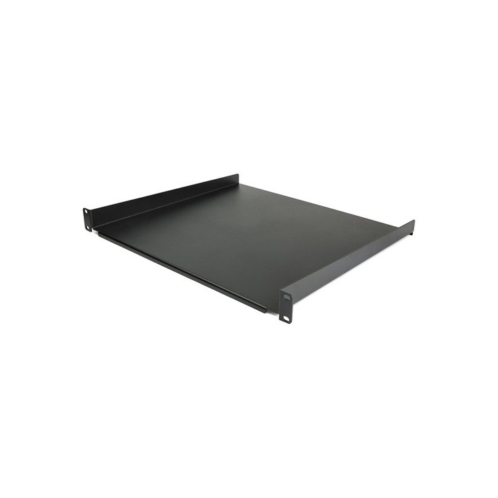 StarTech.com Ripiano per server rack da 1U - Profondità 40 cm - Mensola rack - nero - 1U - 16" - per P/N: CABSHELF116V, RK1536B