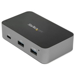 Startech Hub USB-C a 4 porte, 10 Gbps - 3 USB-A e 1 USB-C - Alimentato (HB31C3A1CS) - Hub - 1 x USB-C + 3 x USB 3.1 - desktop -