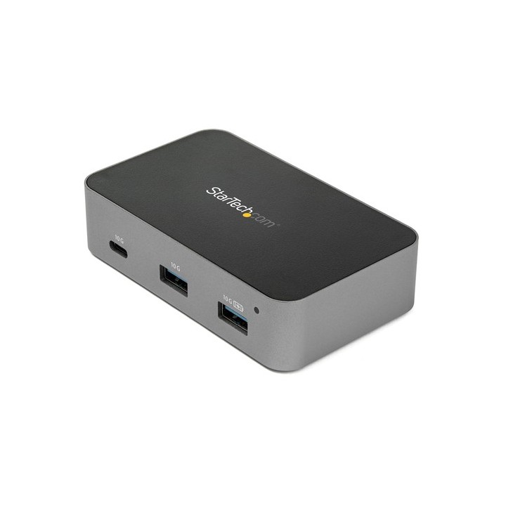 Startech Hub USB-C a 4 porte, 10 Gbps - 3 USB-A e 1 USB-C - Alimentato (HB31C3A1CS) - Hub - 1 x USB-C + 3 x USB 3.1 - desktop -