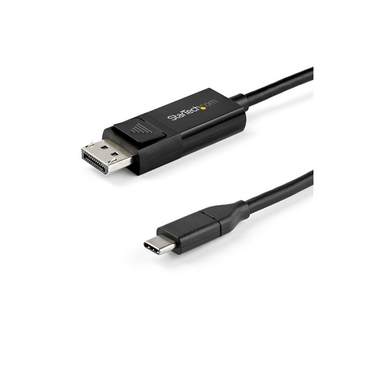 StarTech 6ft/2m USB C to DisplayPort 1.4 Cable 8K 60Hz/4K, Bidirectional DP to USB-C or USB-C to DP Reversible Video Adapter Ca