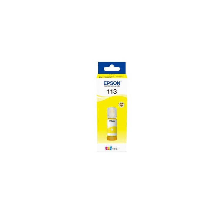 Epson EcoTank 113 - 70 ml - giallo - originale - ricarica inchiostro - per EcoTank ET-16150, 16650, 5150, 5170, 5800, 5850, 588