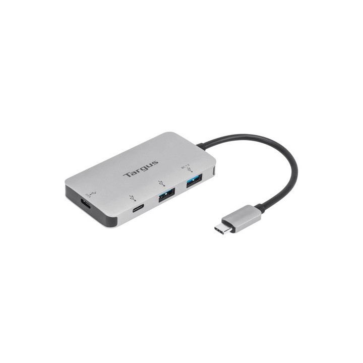 Targus - Hub - 2 x USB 3.2 Gen 1 + 1 x USB-C 3.2 Gen 1 + 1 x USB-C 3.2 Gen 1 (power delivery) - desktop