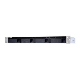 QNAP TL-R400S - Array unità disco rigido - 4 alloggiamenti (SATA-600) - SATA 6Gb/s (esterna) - montabile in rack - 1U