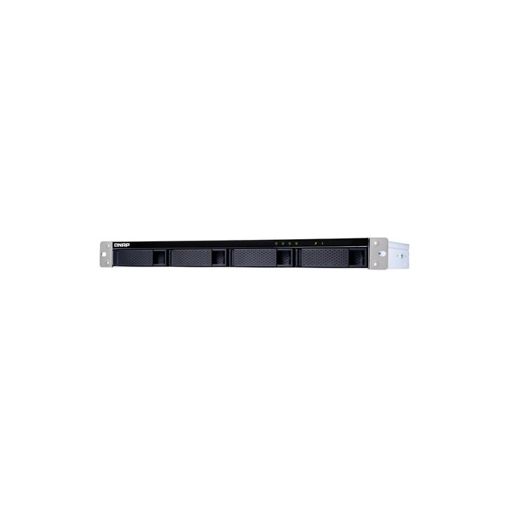 QNAP TL-R400S - Array unità disco rigido - 4 alloggiamenti (SATA-600) - SATA 6Gb/s (esterna) - montabile in rack - 1U