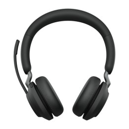 Jabra Evolve2 65 UC Stereo - Cuffie con microfono - over ear - Bluetooth - senza fili - USB-C - isolamento dal rumore - nero