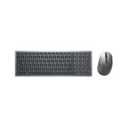 Dell Pro Plus Compact Keyboard and Mouse - KM7120W - Set mouse e tastiera - senza fili - Bluetooth, 2.4 GHz - QWERTY - USA Inte
