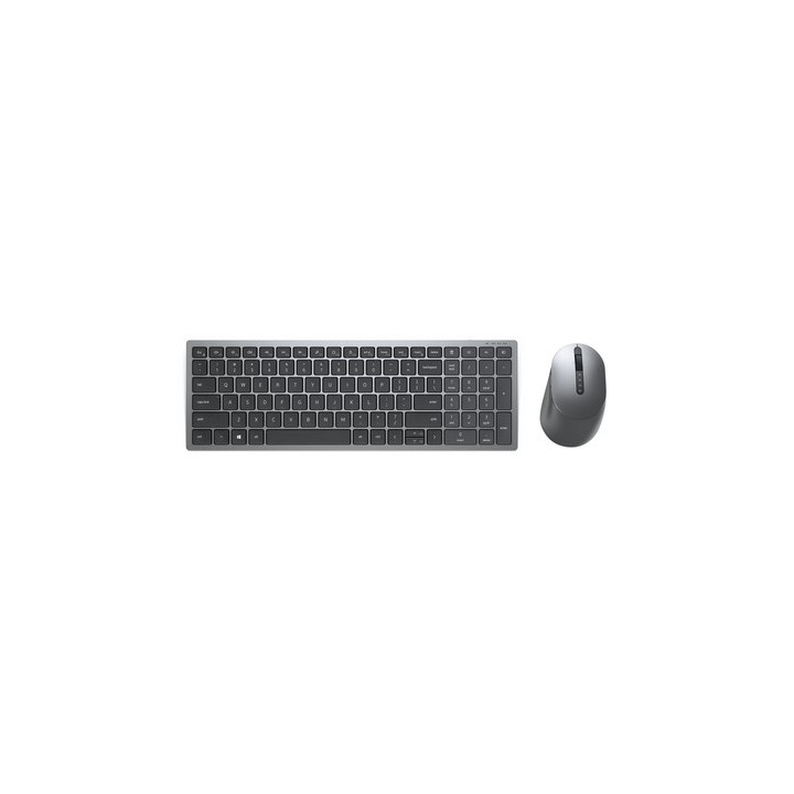 Dell Pro Plus Compact Keyboard and Mouse - KM7120W - Set mouse e tastiera - senza fili - Bluetooth, 2.4 GHz - QWERTY - USA Inte