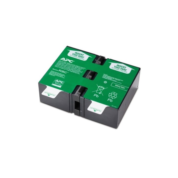 APC Replacement Battery Cartridge #165 - Batteria UPS - 1 batteria x - Piombo - 177 Wh - nero - per Back-UPS Pro BR1300MI