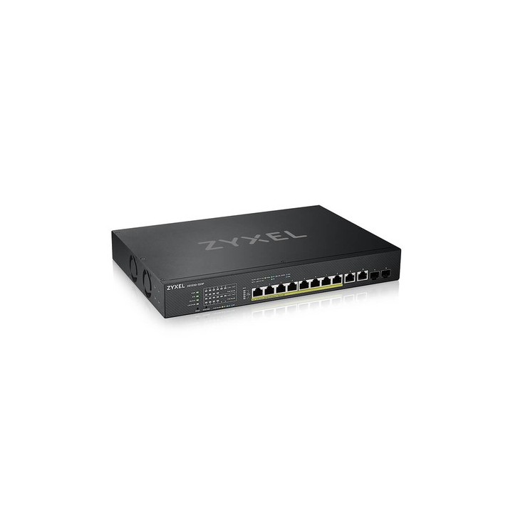 Zyxel XS1930-12HP - Switch - intelligente - 8 x 100/1000/2.5G/5G/10GBase-T (PoE++) + 2 x 100/1000/2.5G/5G/10GBase-T + 2 x 10 Gi
