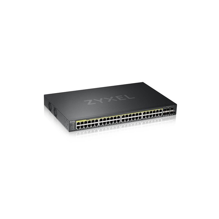 Zyxel GS2220-50HP - Switch - gestito - 44 x 10/100/1000 (PoE+) + 4 x combo Gigabit SFP + 2 x Gigabit SFP - montabile su rack - 
