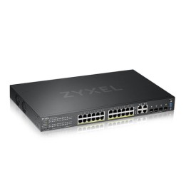 Zyxel GS2220-28HP - Switch - gestito - 24 x 10/100/1000 (PoE+) + 4 x combo Gigabit SFP - montabile su rack - PoE+ (375 W)