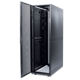 APC NetShelter SX Deep Enclosure with Sides - Rack cabinet - nero - 42U - 19" - per P/N: SMT1000RM1U, SMT750RM1U, SRTL10KRM4UT,