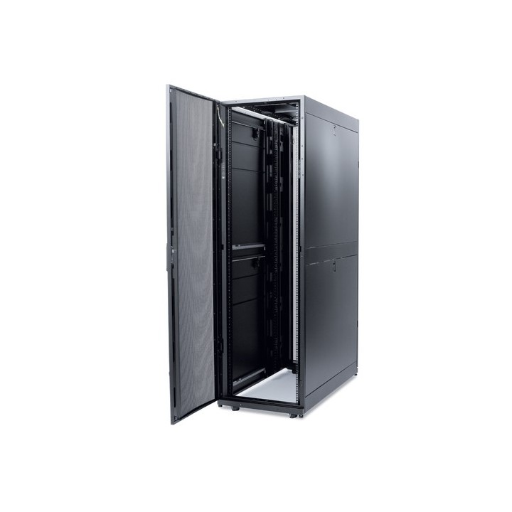 APC NetShelter SX Deep Enclosure with Sides - Rack cabinet - nero - 42U - 19" - per P/N: SMT1000RM1U, SMT750RM1U, SRTL10KRM4UT,