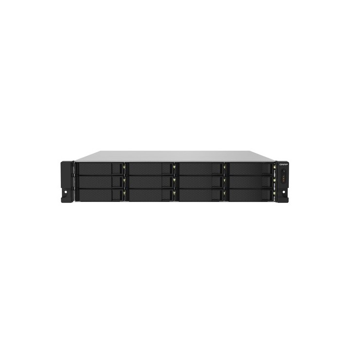 QNAP TS-1232PXU-RP - Server NAS - 12 alloggiamenti - montabile in rack - SATA 6Gb/s - RAID 0, 1, 5, 6, 10, 50, 60, JBOD - RAM 4