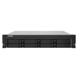 QNAP TS-832PXU - Server NAS - 8 alloggiamenti - montabile in rack - SATA 6Gb/s - RAID 0, 1, 5, 6, 10, 50, 60, JBOD - RAM 4 GB -