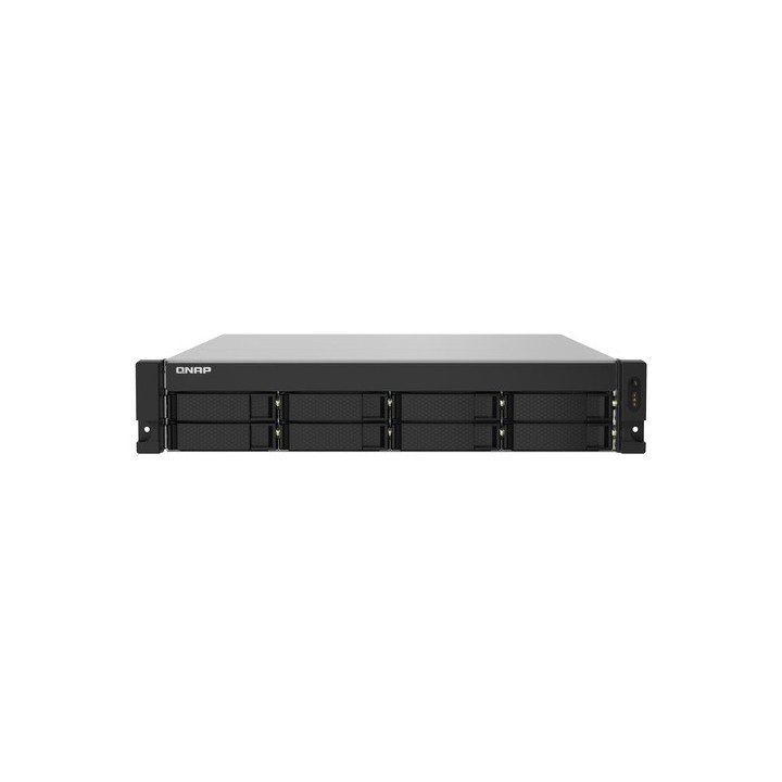 QNAP TS-832PXU - Server NAS - 8 alloggiamenti - montabile in rack - SATA 6Gb/s - RAID 0, 1, 5, 6, 10, 50, 60, JBOD - RAM 4 GB -