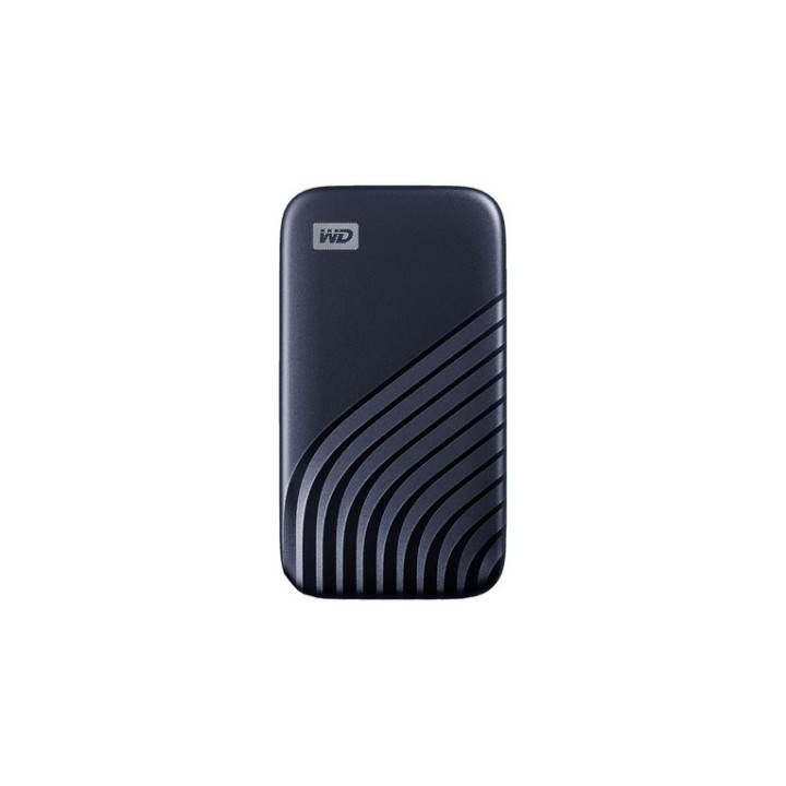 WD My Passport SSD WDBAGF0010BBL - SSD - crittografato - 1 TB - esterno (portatile) - USB 3.2 Gen 2 (USB-C connettore) - 256 bi