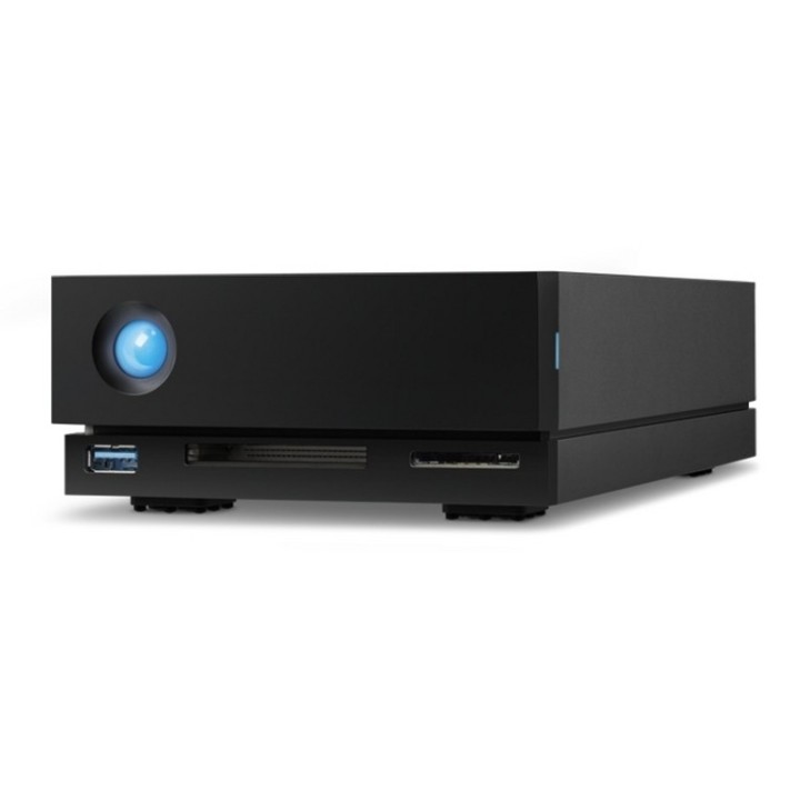 LaCie 1big Dock STHS10000800 - Array unità disco rigido - 10 TB - 1 alloggiamenti (SATA-600) - HDD 10 TB x 1 - Thunderbolt 3, U