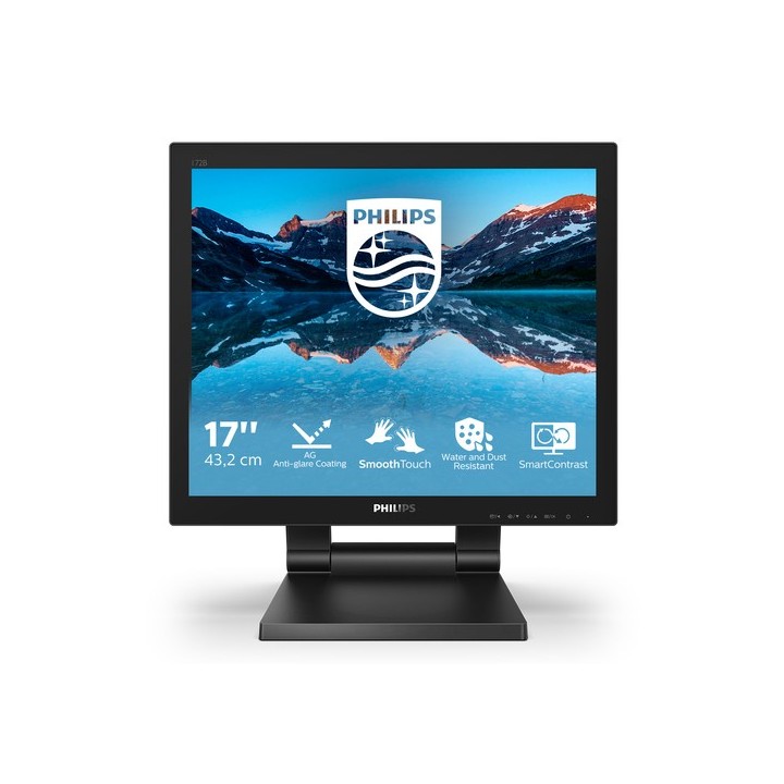 Philips B Line 172B9TL - Monitor a LED - 17" - touchscreen - 1280 x 1024 SXGA @ 60 Hz - TN - 250 cd/m² - 1000:1 - 1 ms - HDMI, 