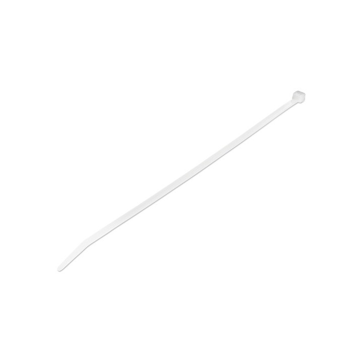 StarTech.com Fascette fermacavo riutilizzabili da 25 cm - Fascette in nylon autobloccanti Omologati 94V-2/UL 100 pezzi - bianco