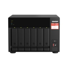 QNAP TS-673A - Server NAS - 6 alloggiamenti - SATA 6Gb/s - RAM 8 GB - Gigabit Ethernet / 2.5 Gigabit Ethernet