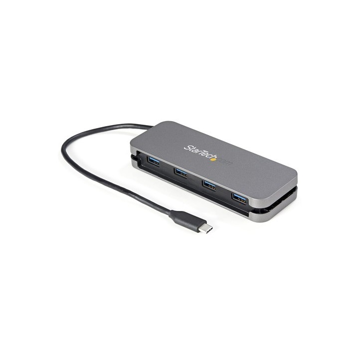 Startech Hub USB C a 4 porte USB-A - Autoalimentato - Cavo da 28cm - Hub - 4 x USB 3.2 Gen 1 - desktop