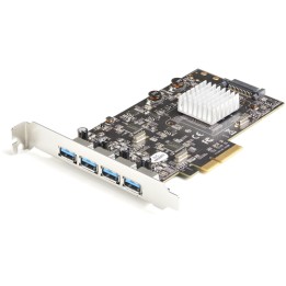 Startech 4-Port USB PCIe Card - 10Gbps USB 3.1/3.2 Gen 2 Type-A PCI Express Expansion Card - 2 Controllers - 4xUSB - Windows/Ma