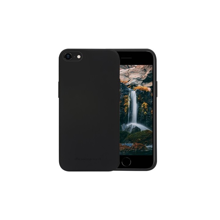 dbramante1928 Greenland - Cover per cellulare - a scatto - 100% di plastica riciclata - nero notte - per Apple iPhone 7, 8, SE 