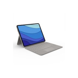 Logitech Combo Touch - Custodia tastiera e carta - con trackpad - retroilluminato - Apple Smart connector - AZERTY - Francese -
