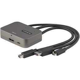 Startech Adattatore Multiporta a HDMI 3-in-1 - Convertitore da USB-C, HDMI o Mini DisplayPort a HDMI 4K 60Hz per sala conferenz