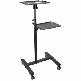 StarTech.com Supporto per proiettore e laptop - Carrello portatile per videoproiettore resistente (2 ripiani, capacità 10kg) - 