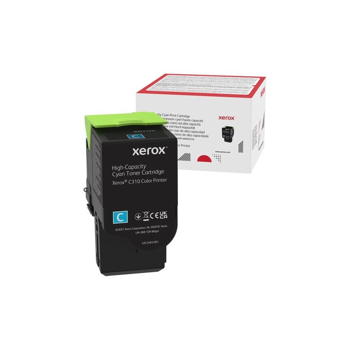 Xerox - Alta capacità - ciano - originale - cartuccia toner - per Xerox C310/DNI, C310/DNIM, C310V_DNI, C310V_DNIUK, C315/DNI, 