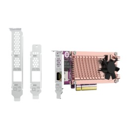 QNAP QM2-2P10G1TB - Storage controller - M.2 - PCIe 3.0 x4 (NVMe) - profilo basso - PCIe 3.0 x8 - per QNAP TDS-H2489, TNS-H1083